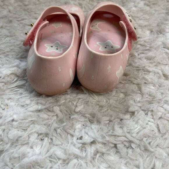 Mini Melissa -Unisex-Child Mini Ultragirl Theme pink rubber Ballet Flat SZ 9US - Picture 4 of 11